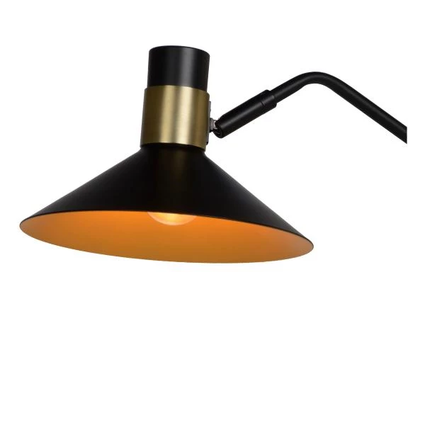 Lucide PEPIJN - Lampadaire - Ø 23 cm - 1xE14 - Noir - détail 3